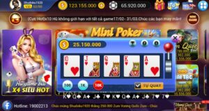 Mini Poker Uk88 mang đến trải nghiệm hoàn hảo nhất cho cược thủ